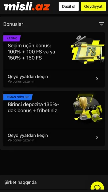 Misli Kazino Screenshot